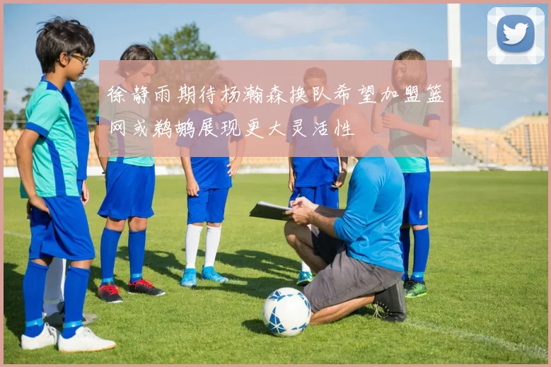 徐静雨期待杨瀚森换队希望加盟篮网或鹈鹕展现更大灵活性